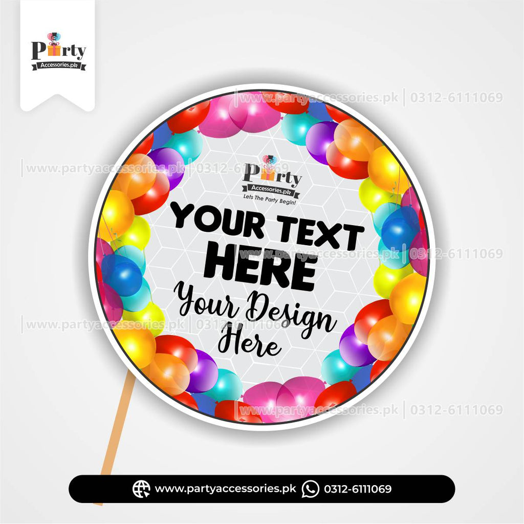 Round shape party prop