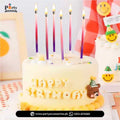 Beautiful Rainbow Candles