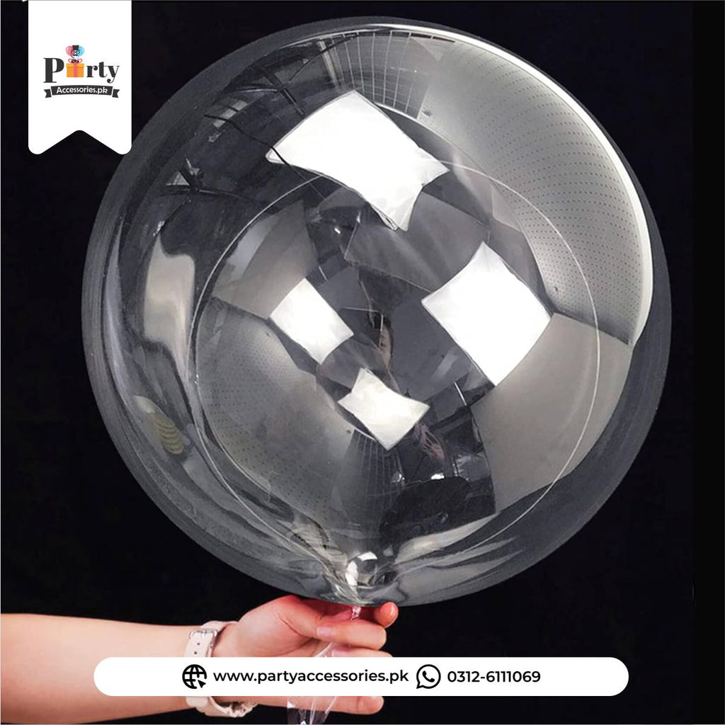 Transparent Bobo Balloon – Clear Bubble Party Decoration