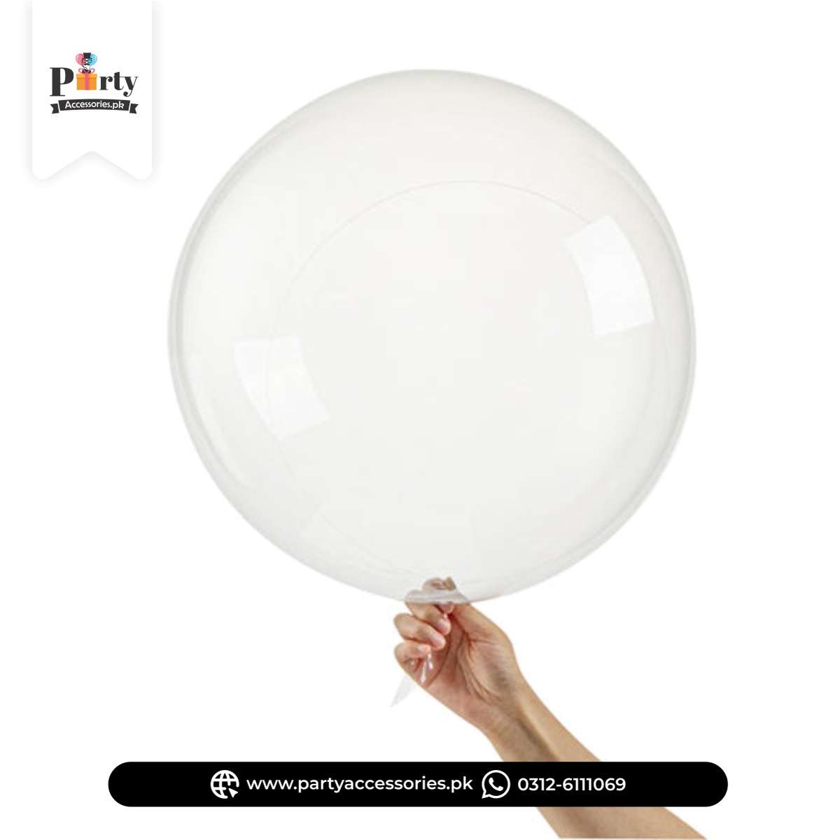 Transparent lighting Bobo Balloon 