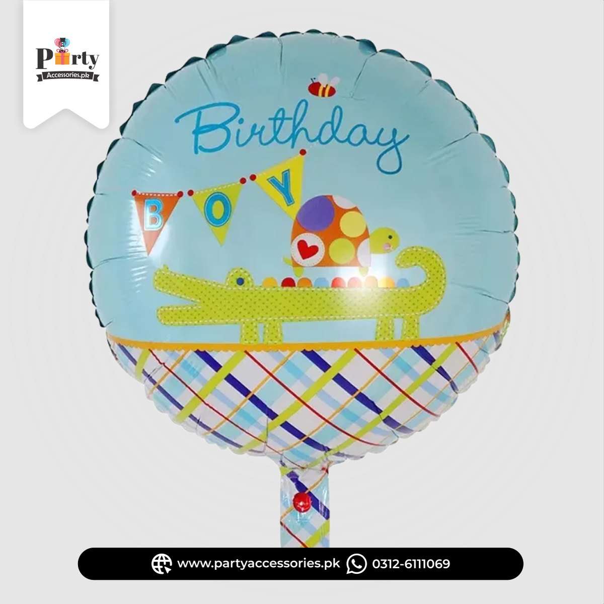 Happy Birthday Boy Foil Balloon Party Balloon