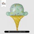 Ice Cream Cone Shape Foil Balloon – Fun Party Decoration Balloon