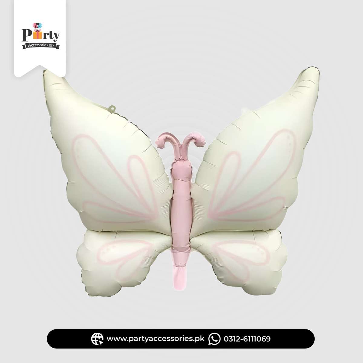 Large Butterfly Foil Balloon – Elegant Party Decoration Balloon