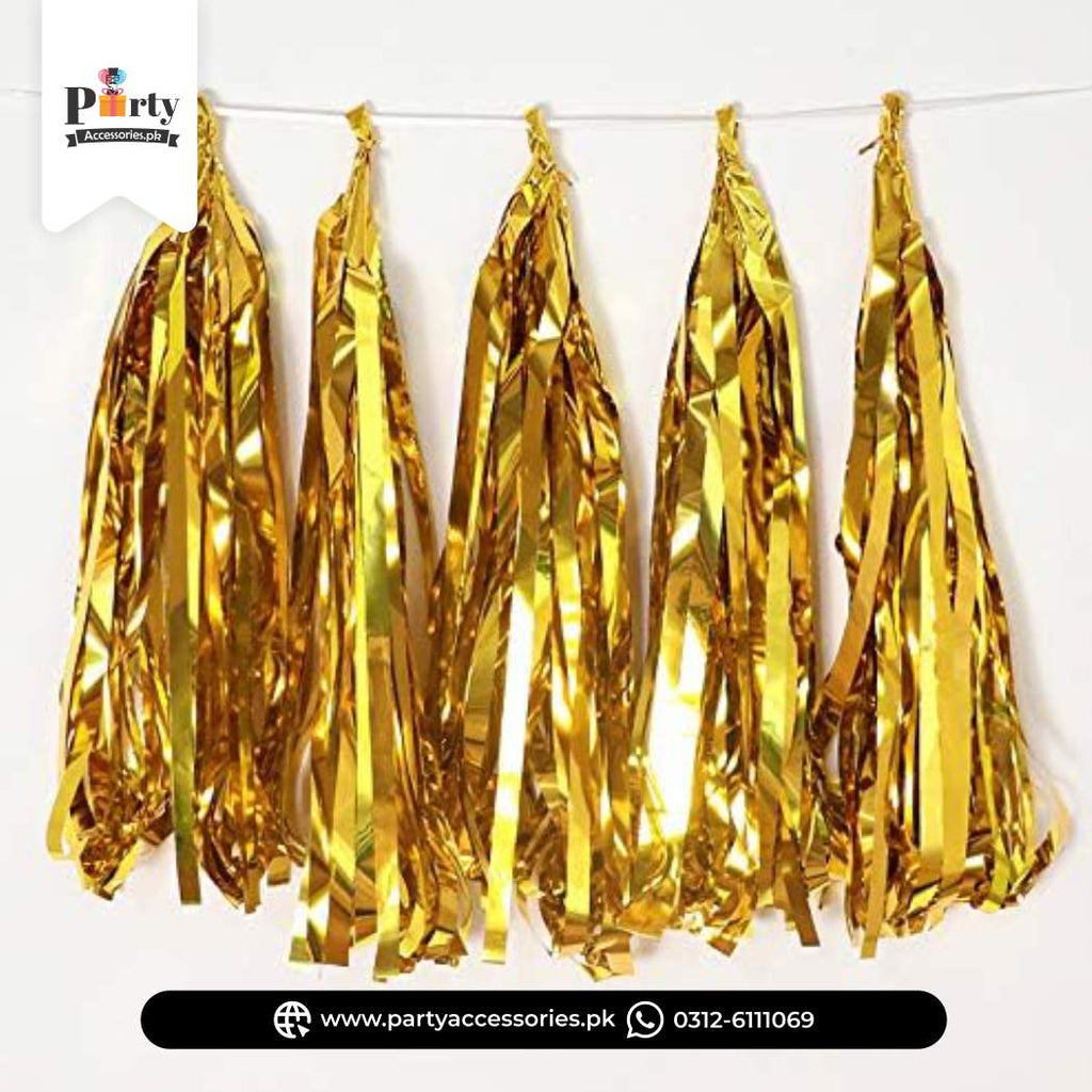 Foil Tassel Garland – Shiny Party Decoration for All Celebrations