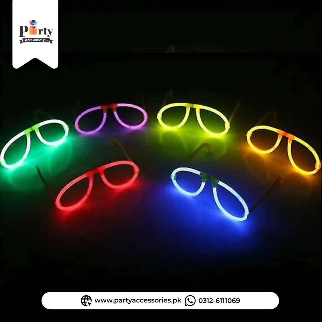 LED Glow Neon Party Glasses – Light Up Glasses for Parties & Events