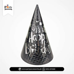Black with Silver