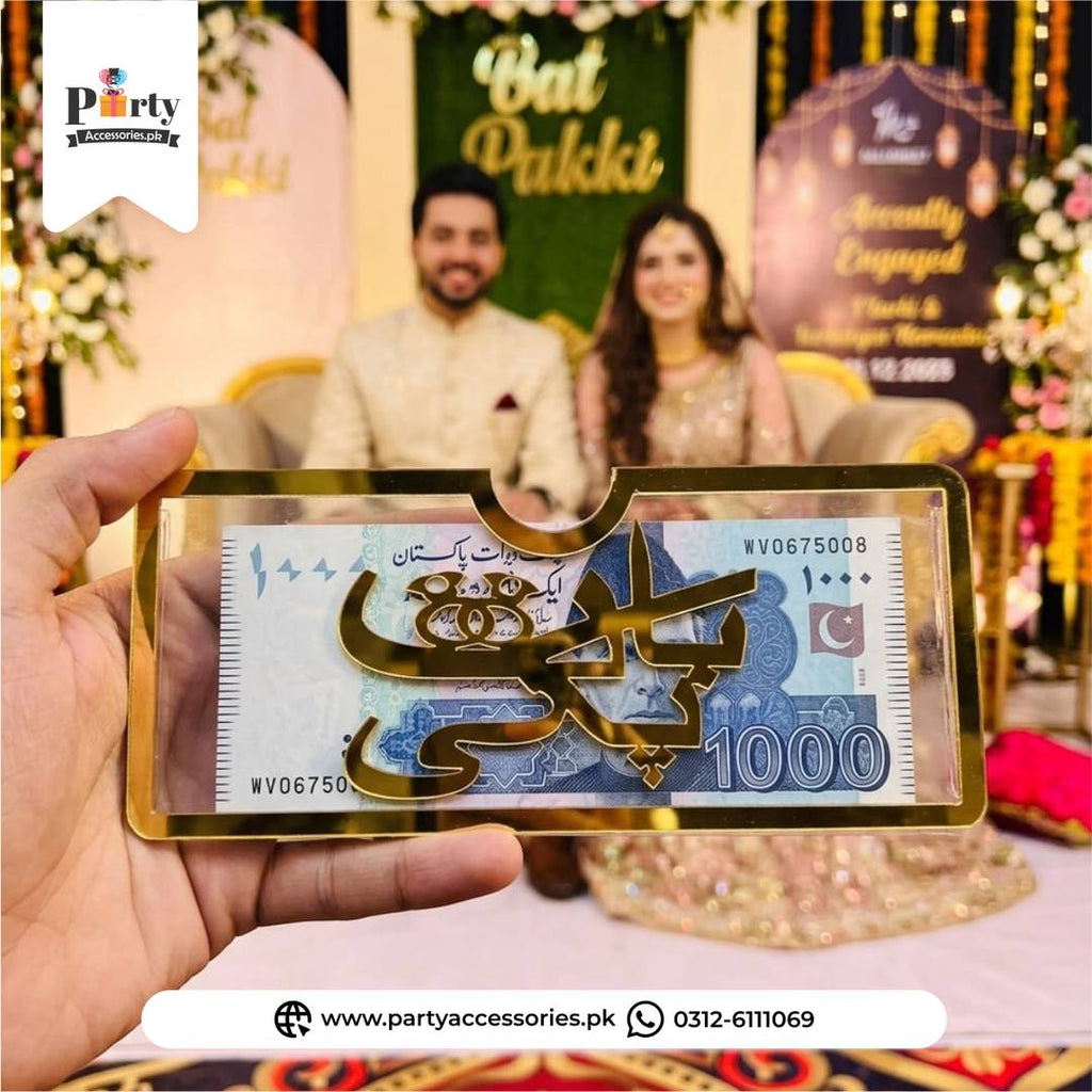 Baat Pakki Acrylic Money Envelopes 