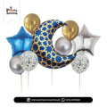 Luxury Ramadan Moon & Star Balloon Decoration Set
