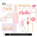 Bride-to-Be Photo Props Set – Bridal Shower & Bachelorette Party Selfie Props