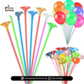 Colorful Balloon Sticks with Cups – Easy Balloon Holder Sticks for Party Decorations