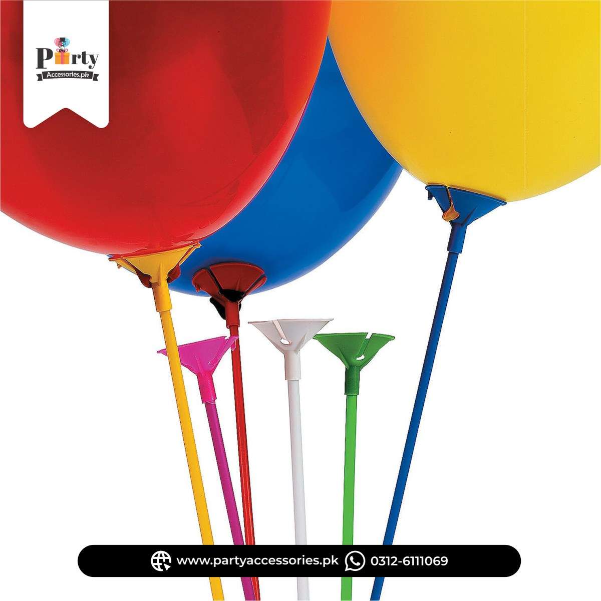 Balloons holder sticks 