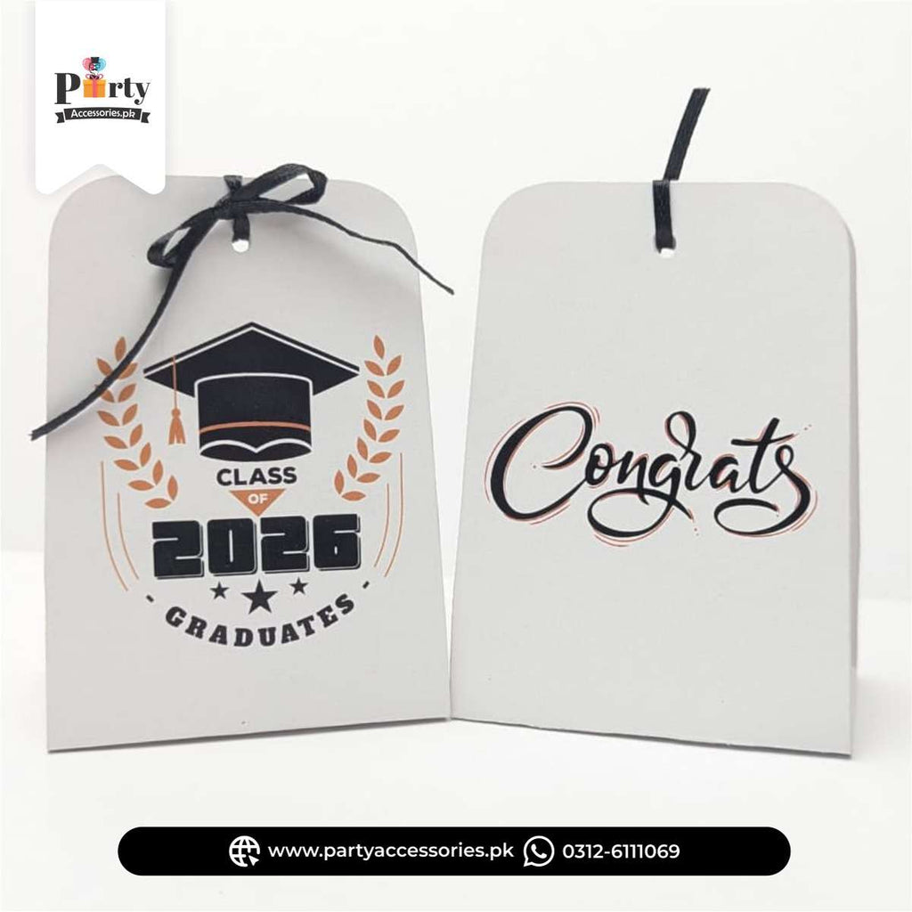 Graduation Party Chocolate Carry Bags | Sweet Treat for Farewell 