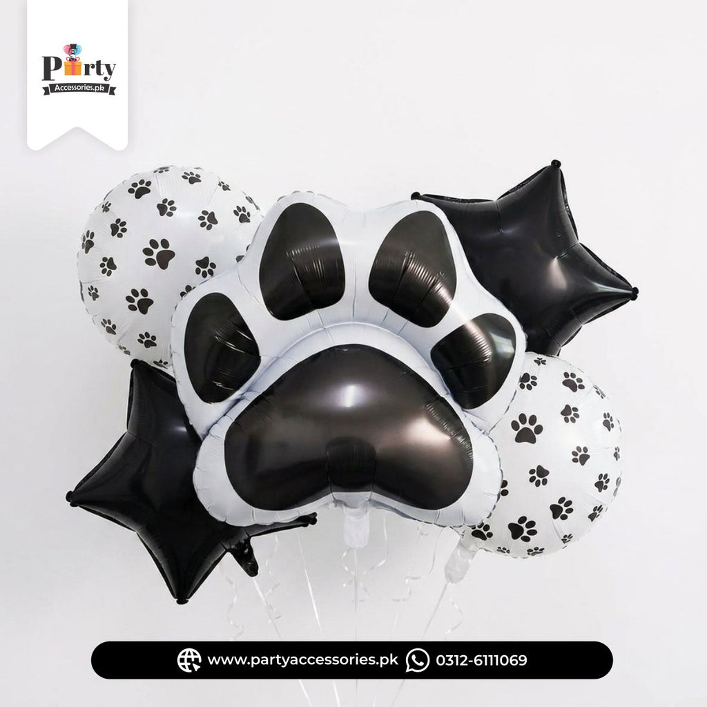 Paw Foil Balloon Set 