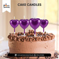 Heart Candles in Pink Color 
