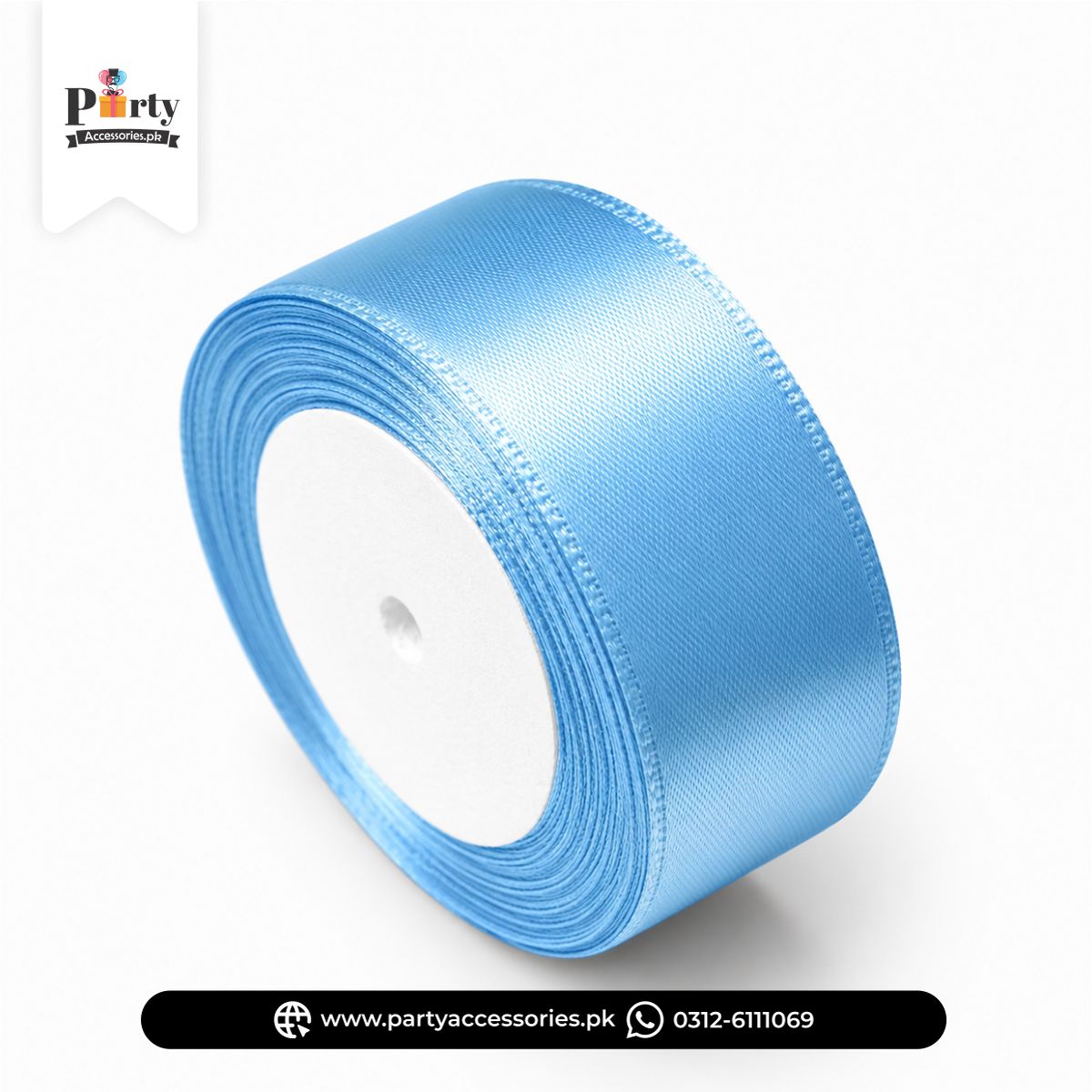 1" (1 Inch) Satin Ribbon Roll for Birthdays, Event & Gift Decoration