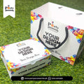 Personalized Mithai Boxes with Carry Bags