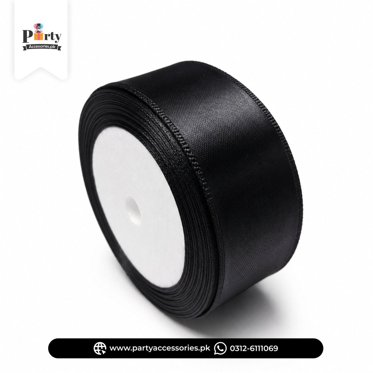 1-1/2" (1.5 Inch) Satin Ribbon Roll for Birthday, Baby Shower & Gift Decoration
