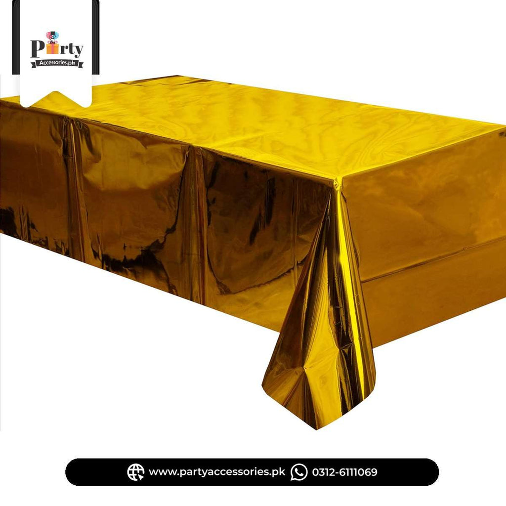 Plain Foil Table Top Sheets – Decorative Party Table Covers