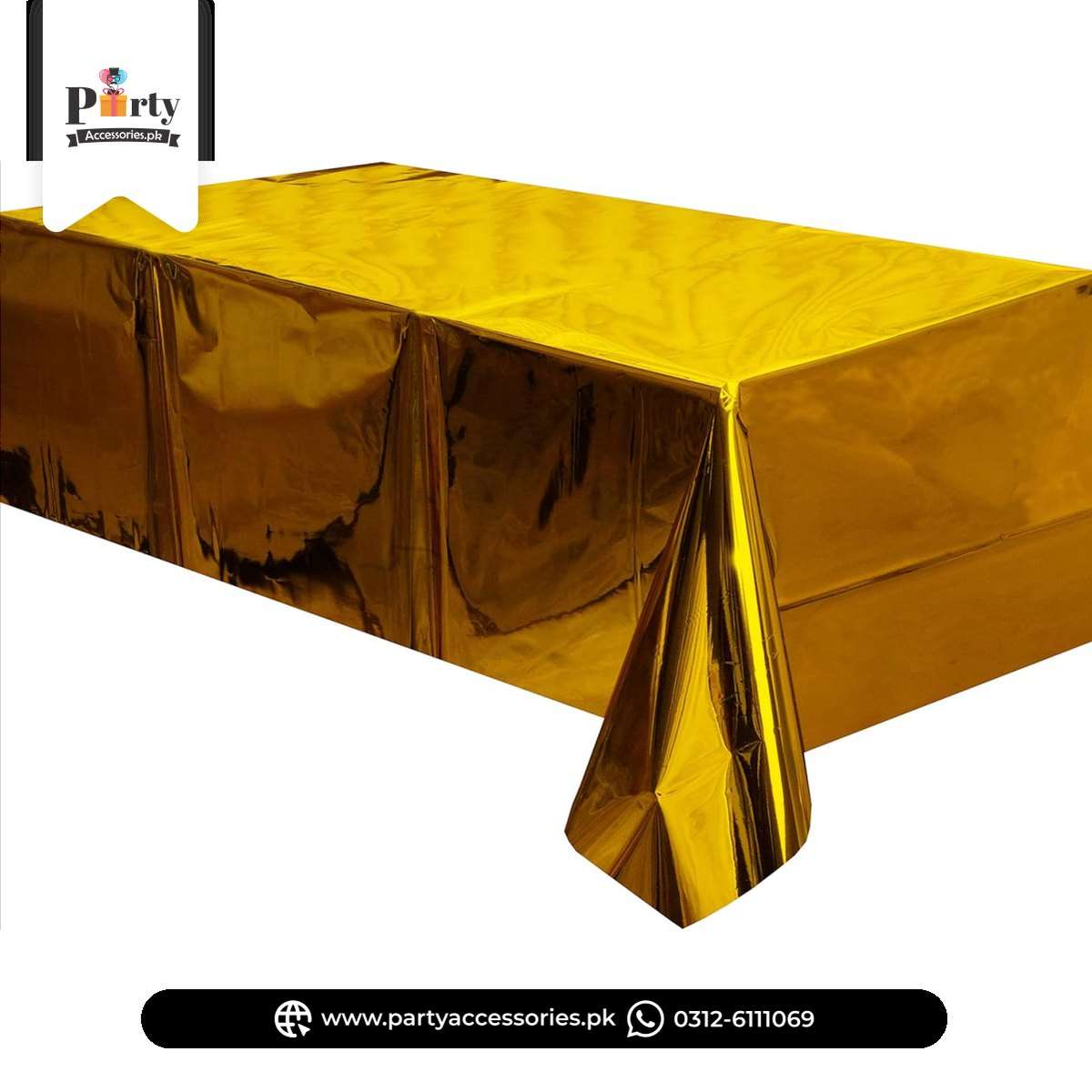 Plain Foil Table Top Sheets – Decorative Party Table Covers