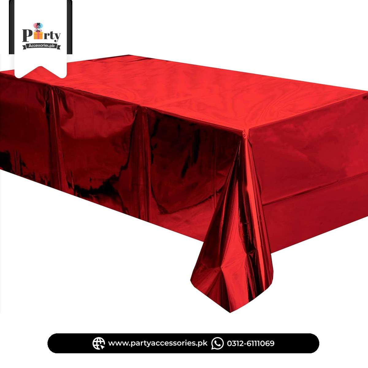 Plain Foil Table Top Sheets – Decorative Party Table Covers