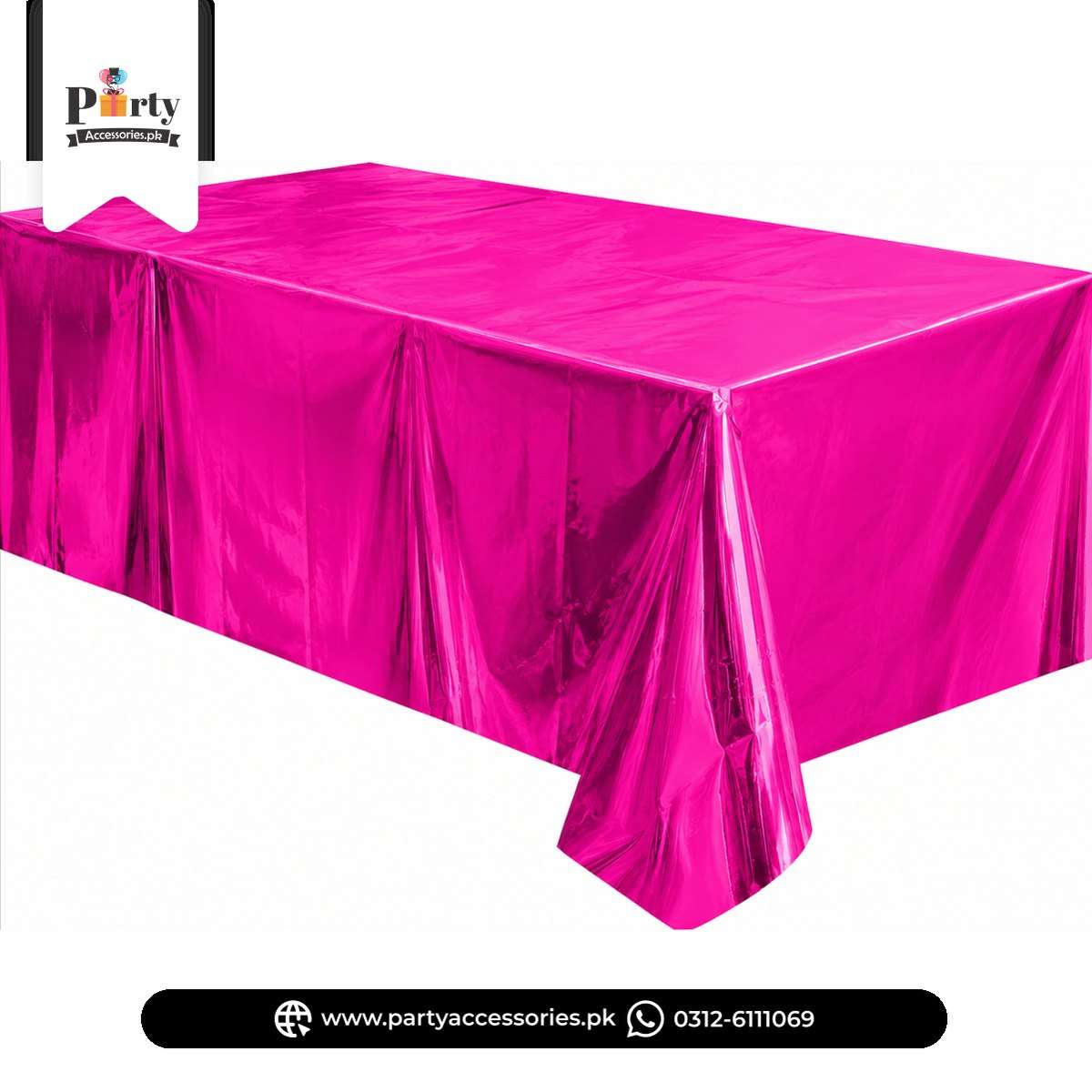 Plain Foil Table Top Sheets – Decorative Party Table Covers