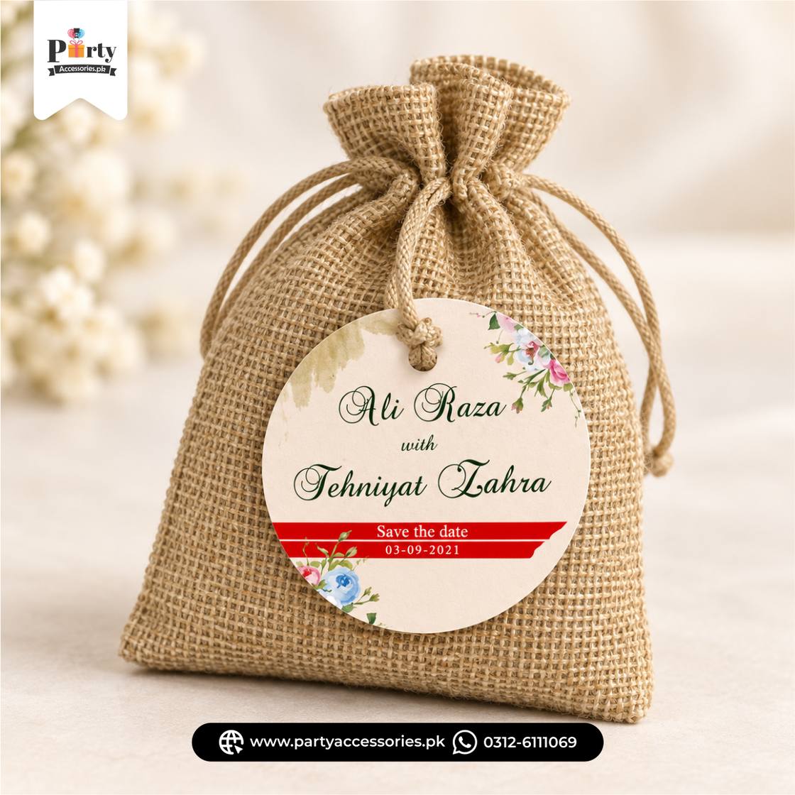 jute bid pouches