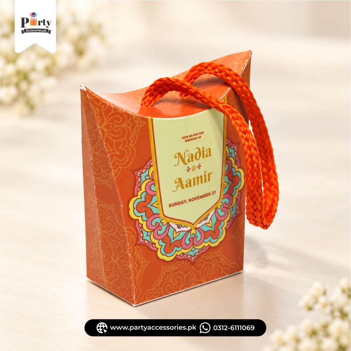 wedding favor bid boxes