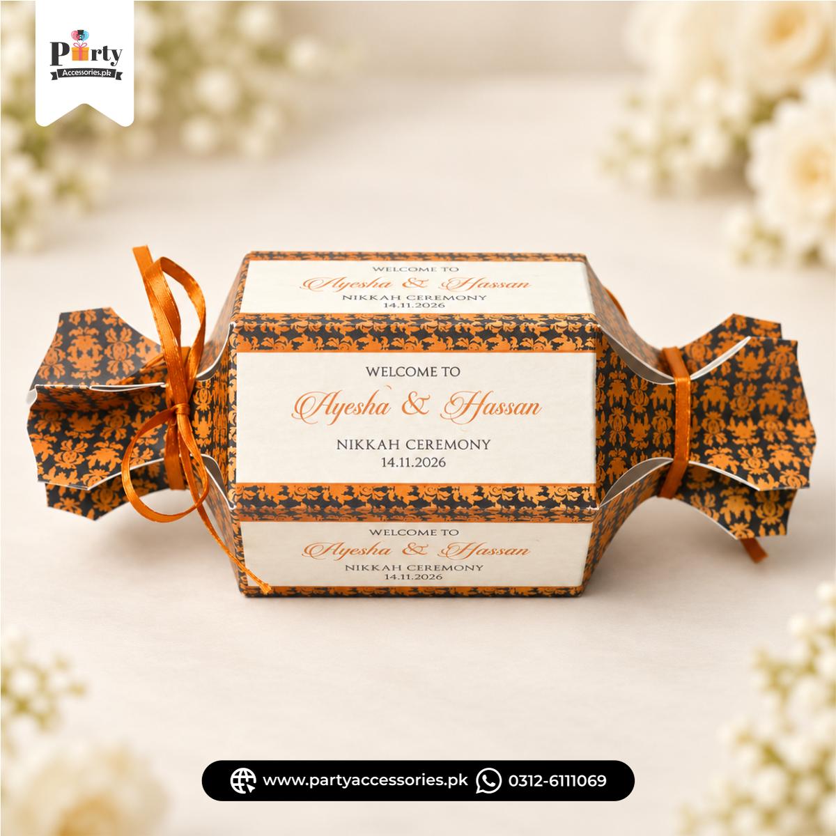 BIDH BOXES CUSTOMIZED in candyshape 