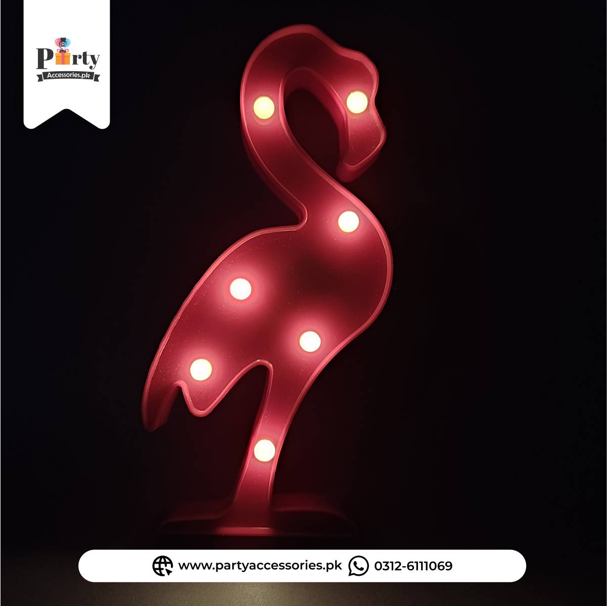 Flamingo LED Light – Tropical Night Lamp for Room & Party Décor