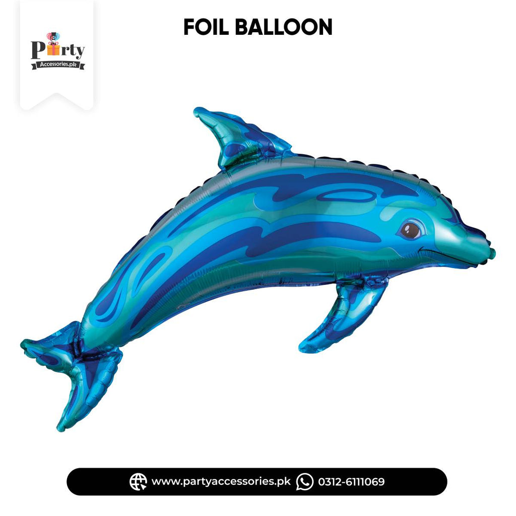 Dolphine foil balloon