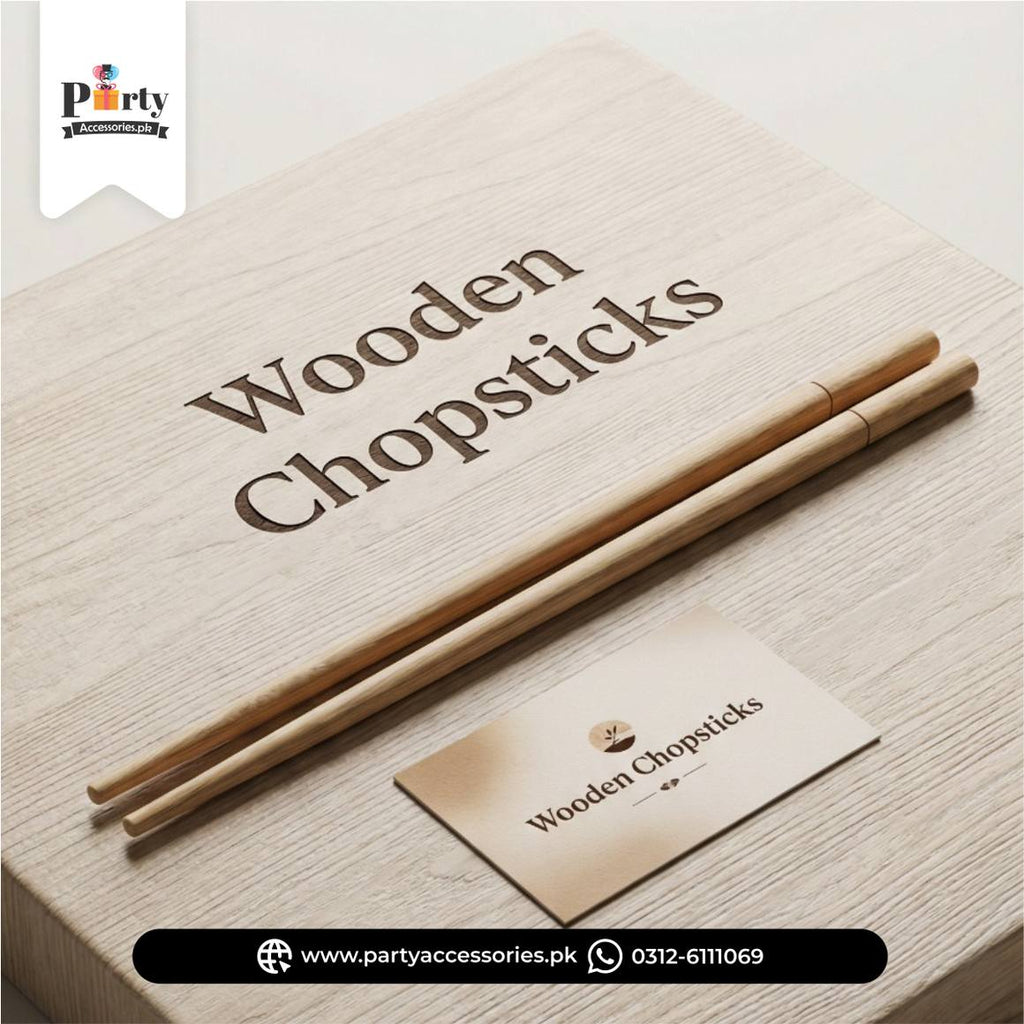Premium Wooden Chopsticks – Lightweight & Easy Grip