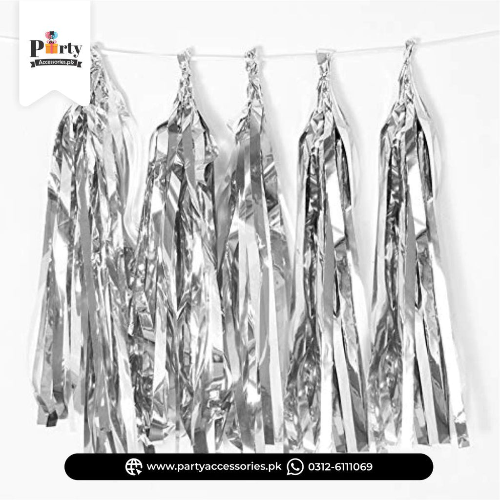 Birthday Decoration Foil Tassel 