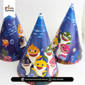 Baby Shark Theme Party Hats – Colorful Cone Caps