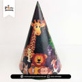 Jungle Safari Theme Party Cone Caps