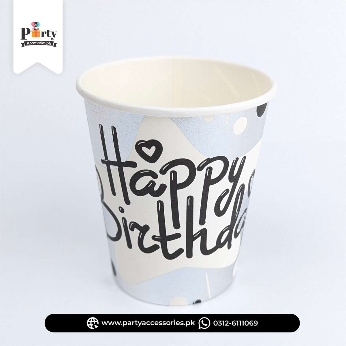 Happy Birthday Printed Disposable Paper Plates