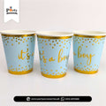 It's a boy printed cups