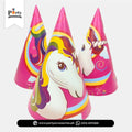 Unicorn Theme Birthday Party Celebration Cone Caps 
