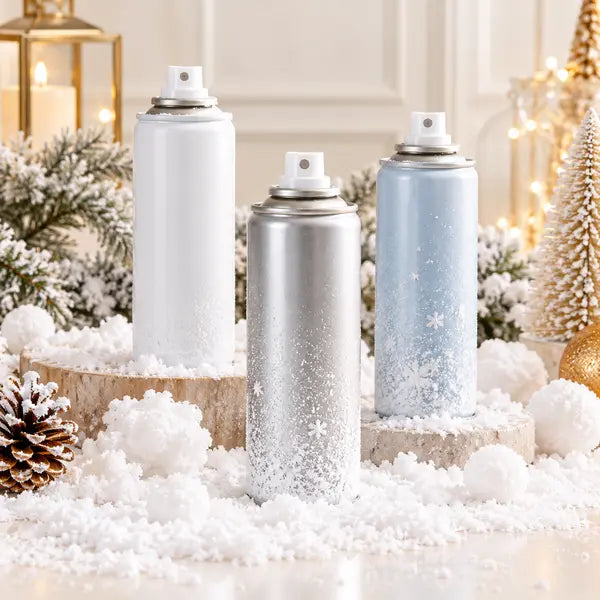Snow spray for party decoration