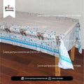 First Tooth Boy Theme Table Top Sheet