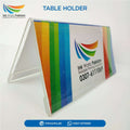 Acrylic Table Holder – Stylish Display Stand for Branding & Promotions 