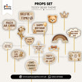 Teddy Bear Theme Party Celebration Photo Props Set – Colorful Festive Props
