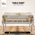 Teddy Bear Theme Customized Table Top Sheet for Birthday Party Decoration