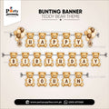 Teddy Bear Theme Customized Cutout Bunting Banner for Party Wall Decoration