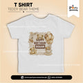 Teddy Bear Theme Customized Kids' T-Shirt for Birthday Party Celebration
