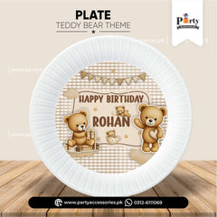With plates