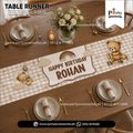 Teddy Bear Theme Table Runner for Table Decoration