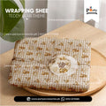 Teddy Bear Theme Gift Wrapping Sheets Set with Tag & Jute Ribbon for Birthday Gifts