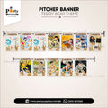 Teddy Bear Theme Customized Month Wise Year Picture Banner for Birthday Decoration