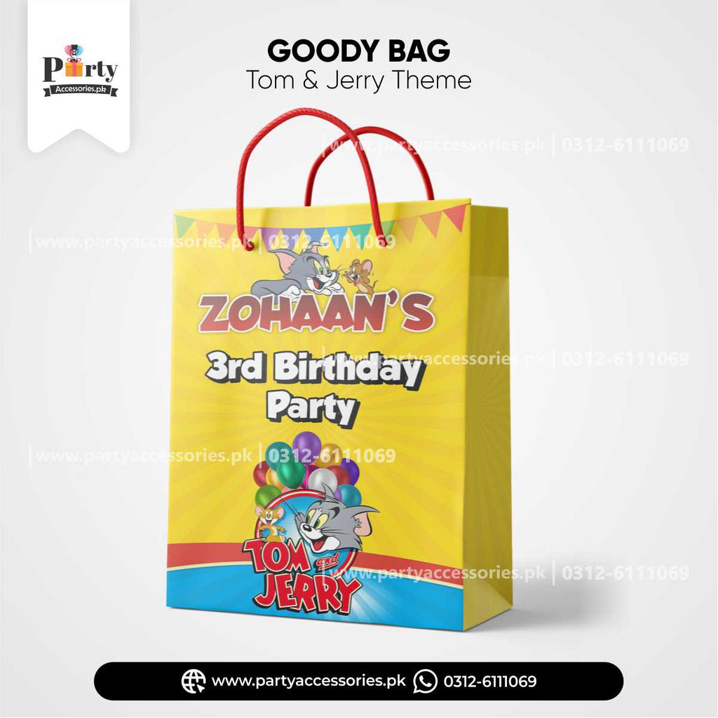 tom and jerry customized goody bags 