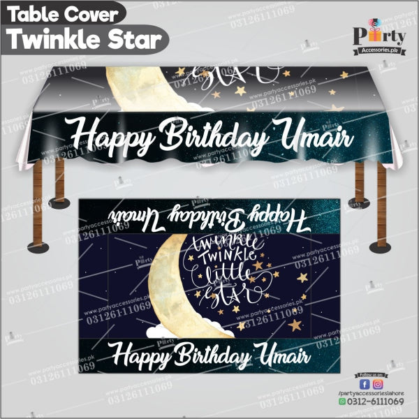 Twinkle Twinkle Little Star Theme Table Cover 